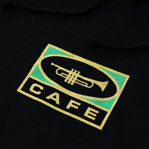 Skateboard Cafe Trumpet Logo Hoodie Sweatshirt Black