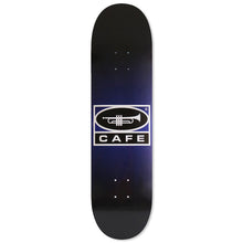 Skateboard Cafe Trumpet Logo Navy/Black Fade Skateboard Deck 8.5"