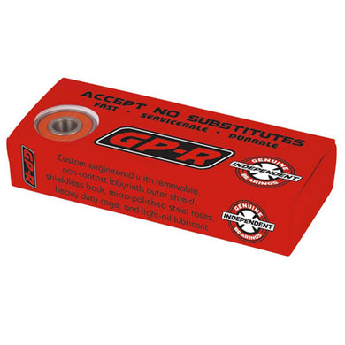 Independent Truck Co Genuine Parts Skateboard Bearings Red GP-R (Pack of 8)
