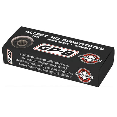 Independent Truck Co Genuine Parts Skateboard Bearings Black GP-B (Pack of 8)