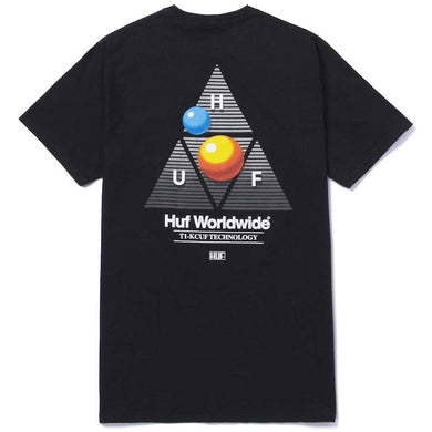 HUF Video Format Triple Triangle S/S T-Shirt Black