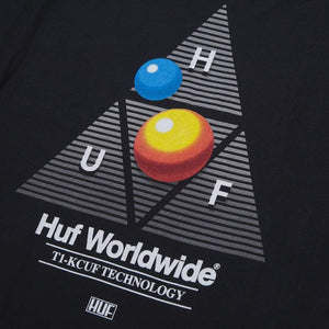 HUF Video Format Triple Triangle S/S T-Shirt Black