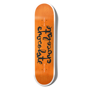 Chocolate Skateboards Twin Chunk Orange Chris Roberts Skateboard Deck 8.25"