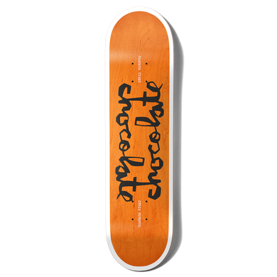 Chocolate Skateboards Twin Chunk Orange Chris Roberts Skateboard Deck 8.5