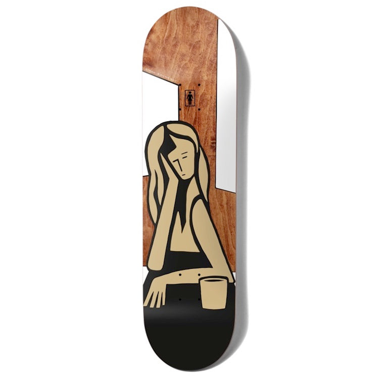 Girl Skateboards Contemplation One Off Simon Bannerot Skateboard Deck 8.25