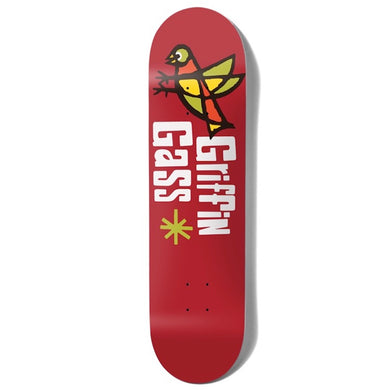 Girl Skateboards Pictograph Griffin Gass Skateboard Deck 8.25