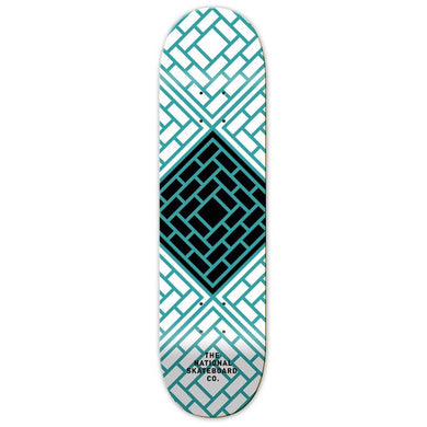 The National Skateboard Co. Classic Blue Skateboard Deck 8.5