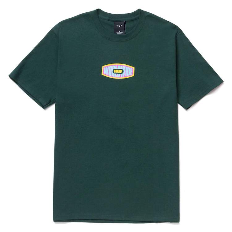 HUF Workmans S/S T-Shirt Dark Green