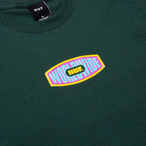 HUF Workmans S/S T-Shirt Dark Green