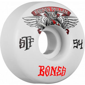 Bones Wheels STF Pro Mullen Winged Mutt V1 83B Skateboard Wheels 103a 54mm