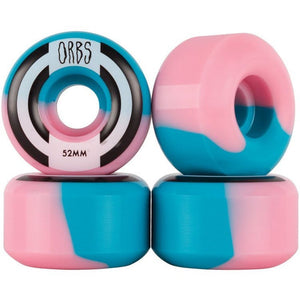 Orb Wheels Apparitions Splits Pink/Blue Skateboard Wheels 99a 52mm