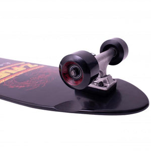 Z-Flex Dragon Shorebreak Black Complete Skateboard Cruiser 8.5"