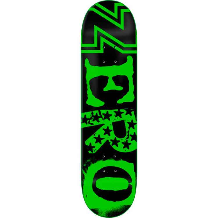 Zero Skateboards Legacy Ransom Green Dip Skateboard Deck 8.25
