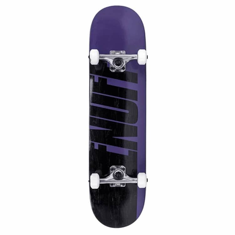 Enuff Skateboards Half Stain Purple Complete Skateboard 8