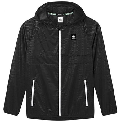 Adidas blackbird navy & green packable windbreaker jacket cheap