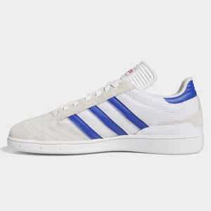 Adidas Skateboarding Busenitz Crystal White/Semi Lucid Blue/Gold Metallic Shoes