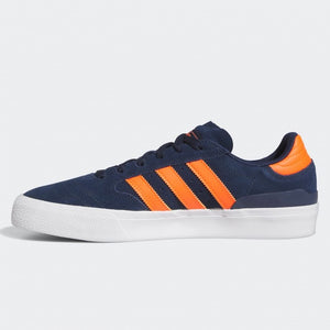 Adidas Skateboarding Busenitz Vulc II Collegiate Navy/Imperial Orange/Gold Metallic Shoes