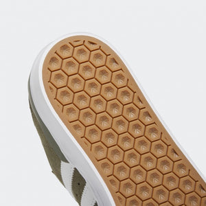 Adidas Skateboarding Busenitz Vulc II Olive Strata/Cloud White/Gold Metallic Shoes
