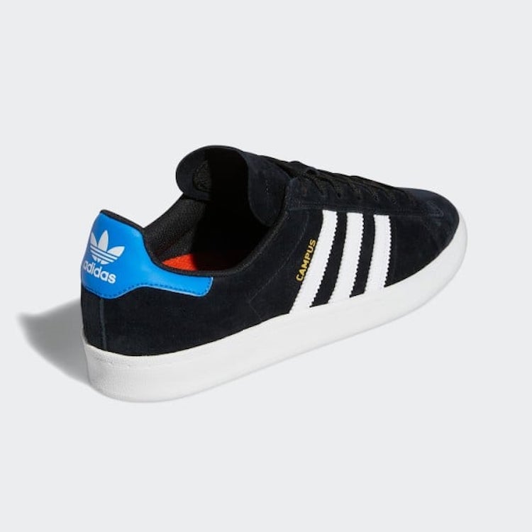 Adidas Skateboarding Campus ADV's Core Black/Footwear White/Core Black   Flavour Skateshop