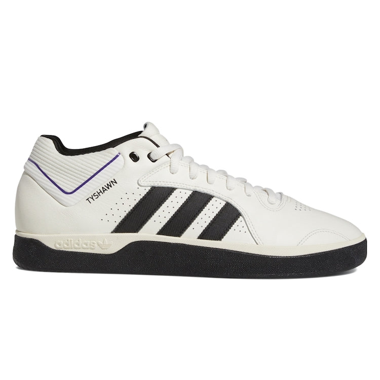 Adidas Skateboarding Tyshawn White Core Black Collegiate Purple Shoes Flavour Skateshop