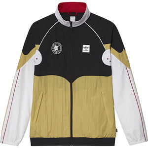 Adidas Skateboarding Evisen Track Jacket Black/White/Pyrite/Scarlet