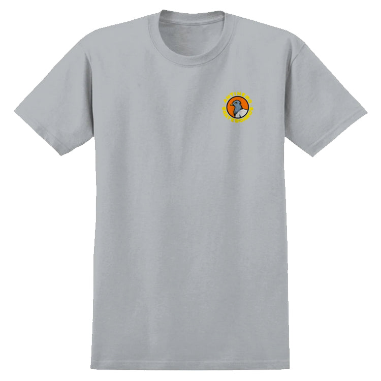 Anti Hero Skateboards Pigeon Round T-Shirt Silver