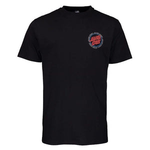Santa Cruz Hollow Ring Dot T-Shirt Black