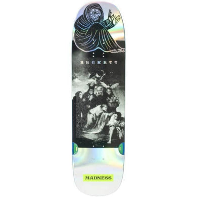 Madness Skateboards Beckett Holographic Spell Bound Impact Light Skateboard Deck 8.75