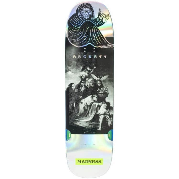 Madness Skateboards Beckett Holographic Spell Bound Impact Light Skateboard Deck 8.75