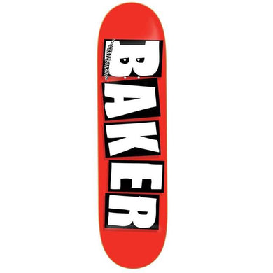 Baker Skateboards Brand Logo Red/White Skateboard Deck 8.25