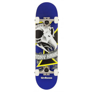 Birdhouse Skateboards Stage 1 Tony Hawk Oversized Skull Mini Complete Skateboard 7.25"