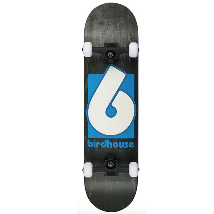 Birdhouse Skateboards Stage 3 B Logo Black/Blue Complete Skateboard 8