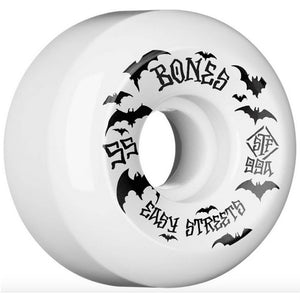 Bones Wheels Bats Streets V5 Sidecut Skateboard Wheels 99a 55mm