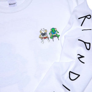 RIPNDIP Butts Up Longsleeve T-Shirt White