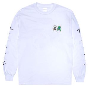 RIPNDIP Butts Up Longsleeve T-Shirt White