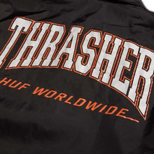 HUF X THRASHER Split Coaches Jacket Black