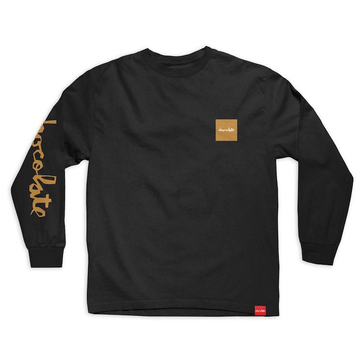 Chocolate Skateboards Chunk Mono L/S T-Shirt Black