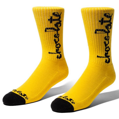 Chocolate Skateboards Og Chunk Socks Gold