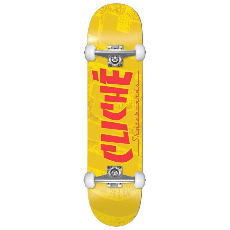 Cliche Banco Yellow Complete Skateboard 7.5