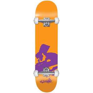 Cliche Europe Orange Complete Skateboard 7.875"