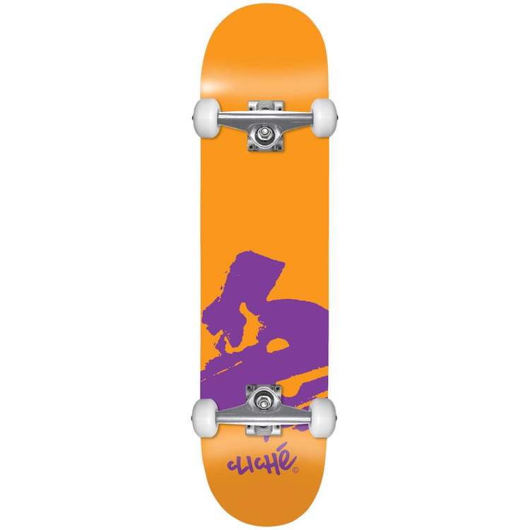 Cliche Europe Orange Complete Skateboard 7.875