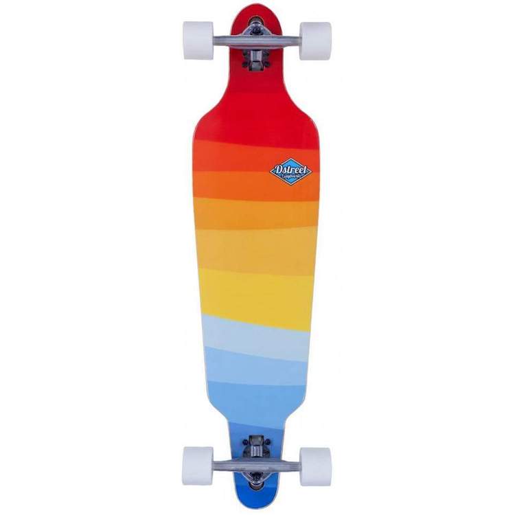 D-Street Horizon Drop Through Complete Skateboard Longboard 37
