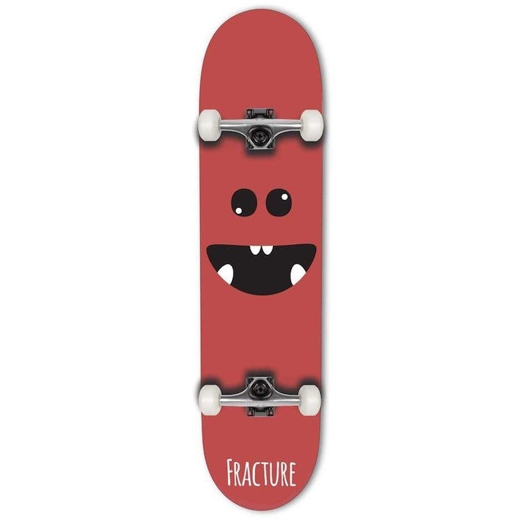 Fracture Skateboards Lil Monsters Red Complete Skateboard 8