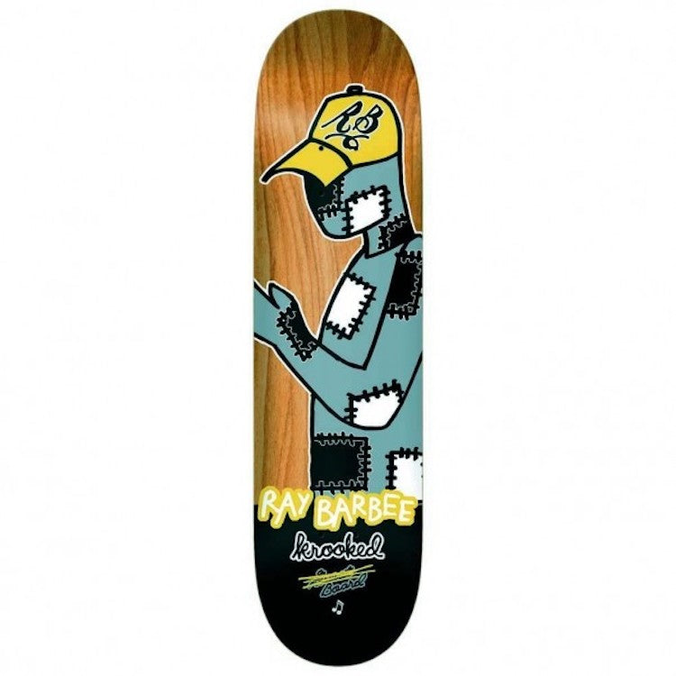 Krooked Skateboards Barbee Redux (Various Woodstains) Skateboard Deck 8.25