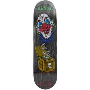 Death Skateboards Dan Cates Jack In The Box Skateboard Deck 8.5"