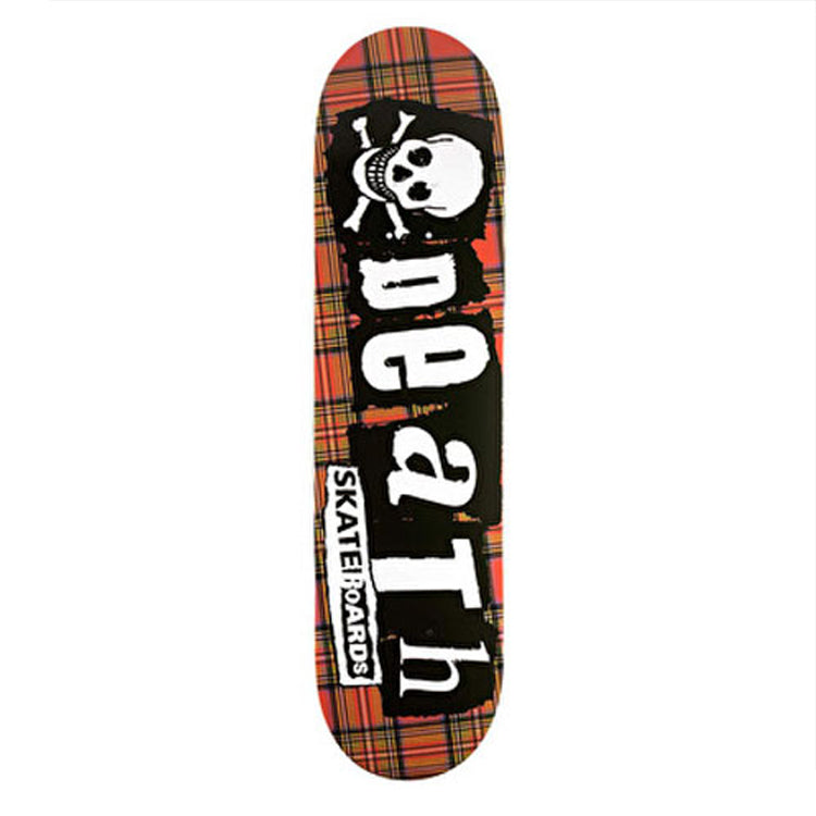 Death Skateboards Tartan Punk Skateboard Deck 8