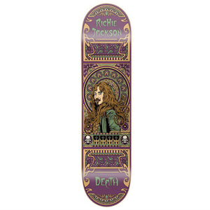 Death Skateboards Richie Jackson ‘Art Nouveau’ Skateboard Deck 8.25"