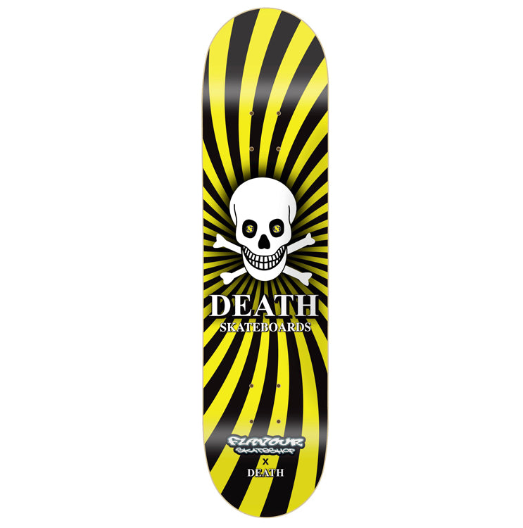 Death Skateboards X Flavour (25 Year Anniversary) Skateboard Deck 8.375