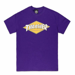 Thrasher Diamond Logo T-Shirt Purple