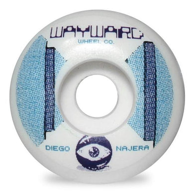 Wayward Wheels Diego Najera Funnel Cut Skateboard Wheels 101a 52mm